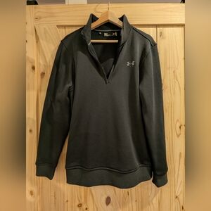 Under Armour Men's Small Black 1/4 zip